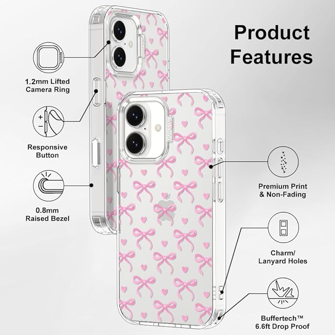 MOSNOVO for iPhone 17 Case | Military Grade 6.6ft Drop Tested | Camera Control - Image 7