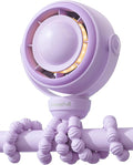 SWEETFULL Baby Stroller Fan - 4000mAh Rechargeable 4-Speed Quiet by SweetFull%C2%AE