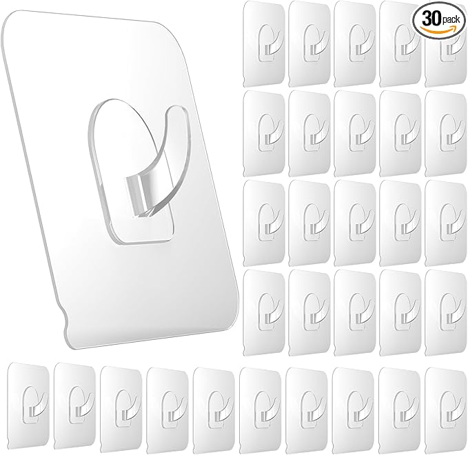 Ninth Five 30 Pack Adhesive Hooks by NinthFive