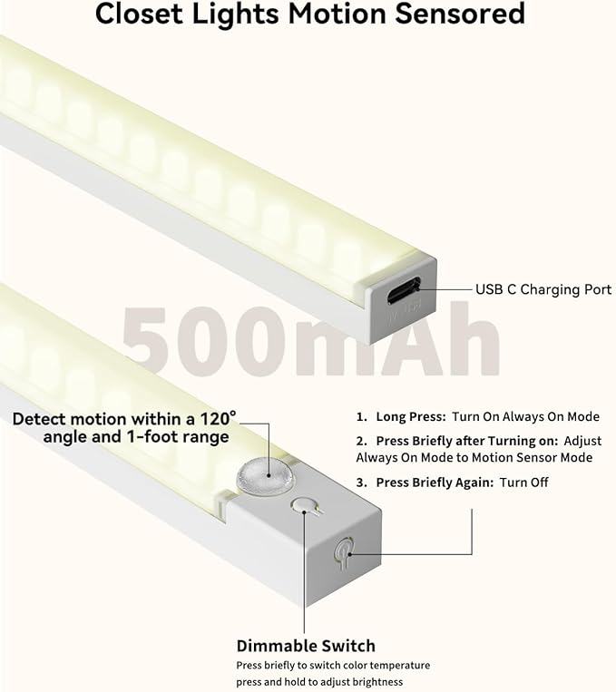 6-Pack 8-Inch Under Cabinet Lighting - Image 7