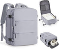 Grey Travel Backpack by coofay