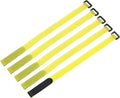 MECCANIXITY 5Pcs Reusable Battery Tie Down Straps, 0.8x16" Yellow Nylon by MECCANIXITY