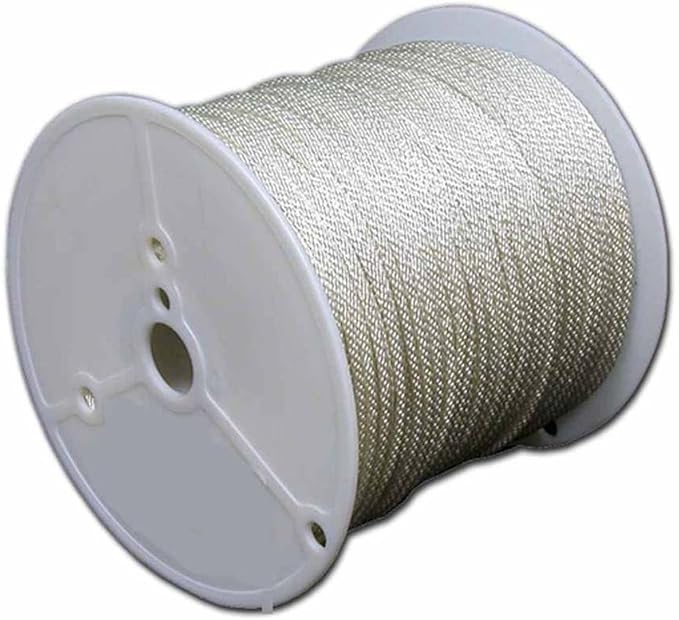 T.W . Evans Cordage 1/2" Solid Braid Nylon Rope 500' Spool by T.W+.+Evans+Cordage+Co.