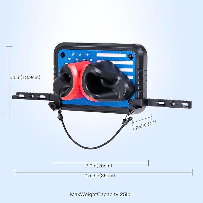 Ski Rack Wall Mount Ski & Snowboard Skateboard Wall Mount Fits Any Board holder - Image 2
