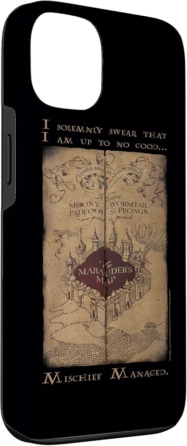iPhone 13 Harry Potter Marauder's Map Words Case - Image 3