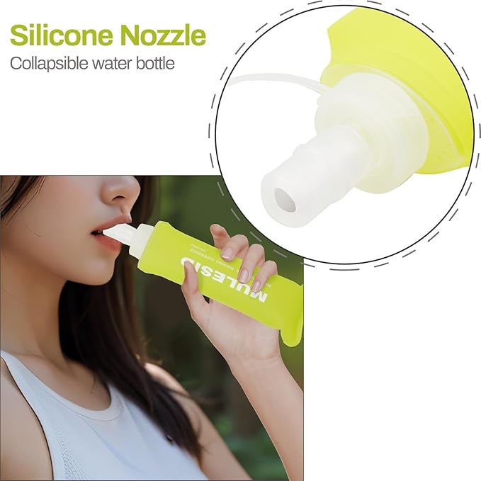 Soft Flask Running Bottles Collapsible Water Bottle Foldable - Image 4