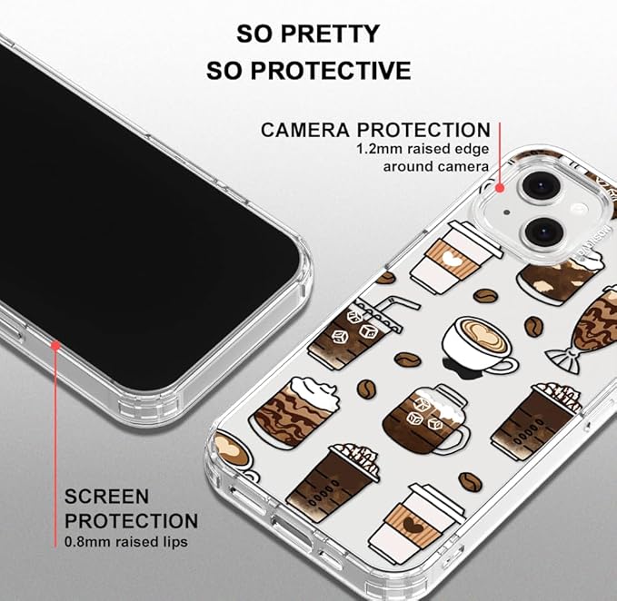 MOSNOVO for iPhone 13/14 Case | Military Grade 6.6ft Drop Tested | Clear - Image 5