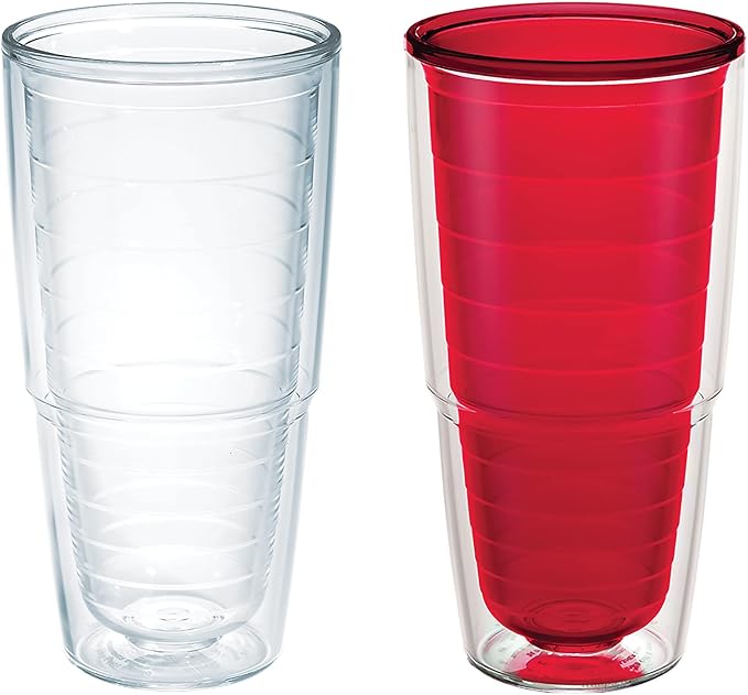 Tervis Clear & Colorful Tabletop Made in USA Double Walled Insulated Tumbler by TervisTumblerCompany