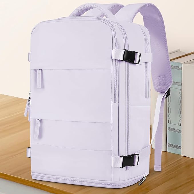 coowoz Large Travel Backpack For Women Men, Carry On Flight Approved, Hiking - Image 2