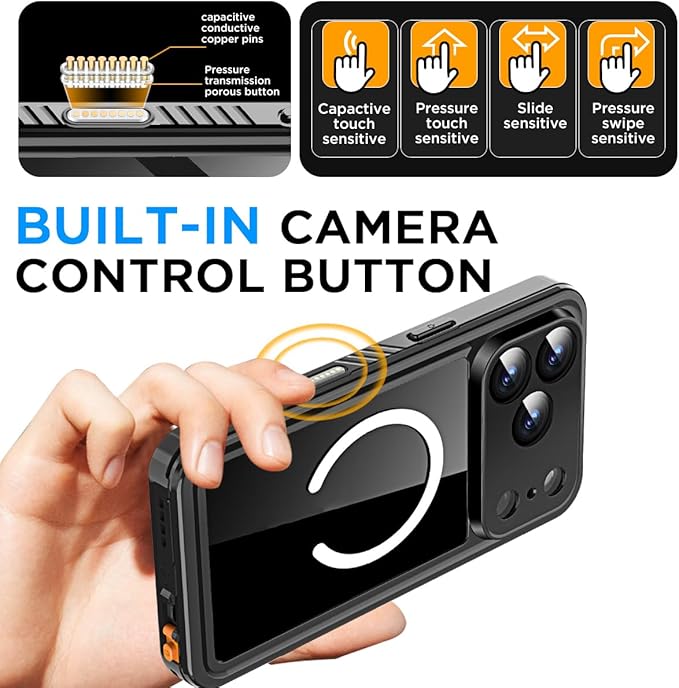 AICase for iPhone 17 Pro Case Waterproof Clear - Image 4
