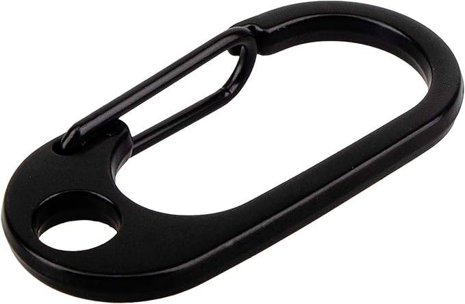 SWATOM Small Mini Carabiner Clip Tiny Spring Snap Hook Keychains Micro - Image 6