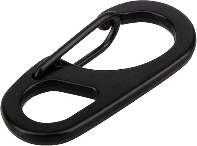 SWATOM Small Mini Carabiner Clip Tiny Spring Snap Hook Keychains Micro - Image 6