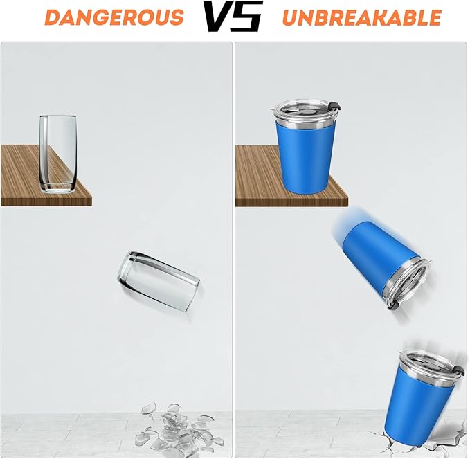 Kids Cups with Lids and Straws, 12oz Kids Tumblers with Straws and Lids Spill - Image 7