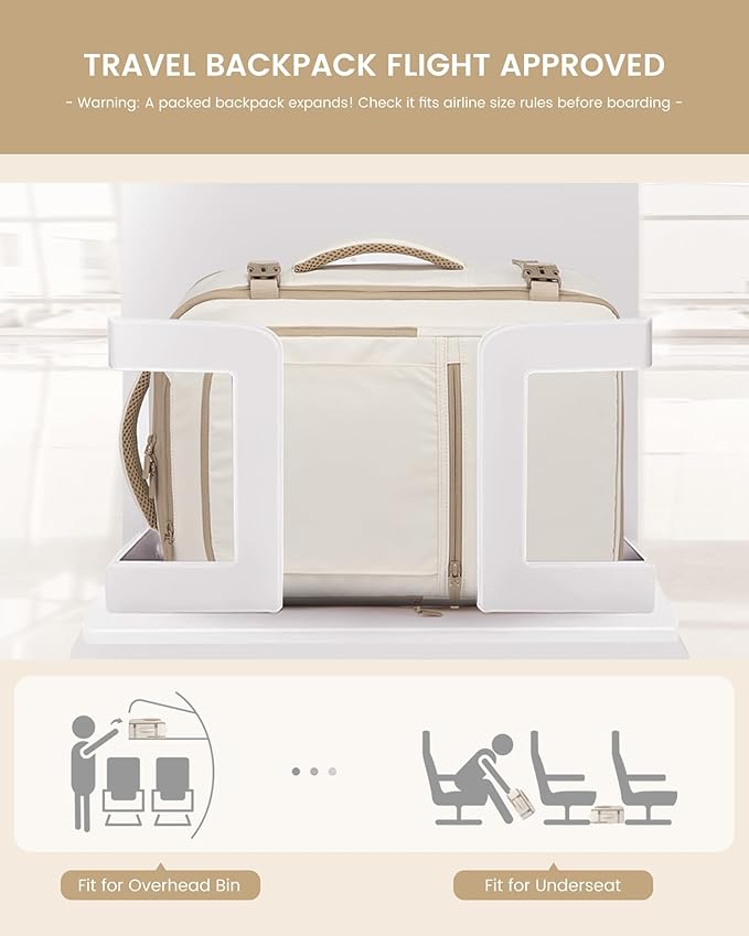 LOVEVOOK Travel Backpack for Women & Men, 60L Large Carry On Backpack Airline - Image 5