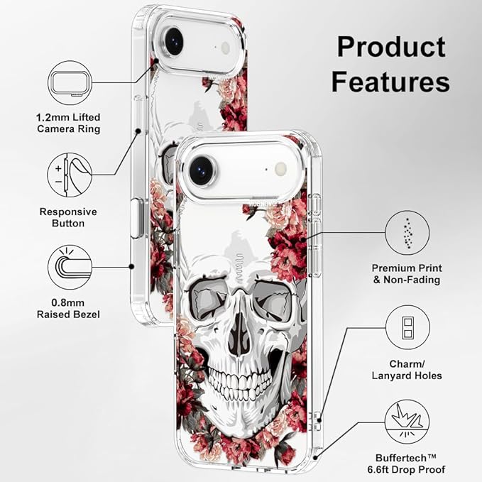 MOSNOVO for iPhone Air Case | Military Grade 6.6ft Drop Tested | Camera Control - Image 7
