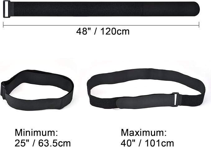 2 x 48 Inch Hook and Loop Cable Tie, 6 Pack Heavy Duty Adjustable Fastening - Image 6
