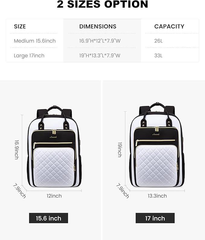 LOVEVOOK Laptop Backpack for Women, Fashion Backpack Purse for Travel - Image 9