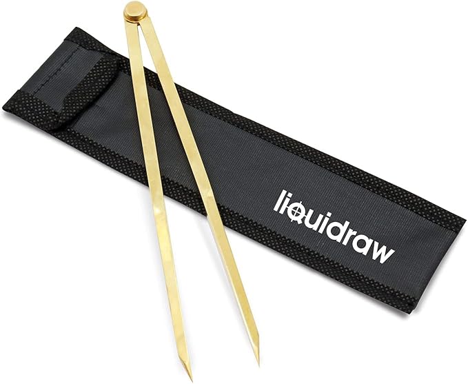Liquidraw Marine Navigation Divider Universal Nautical Protractor Set Square - Image 4