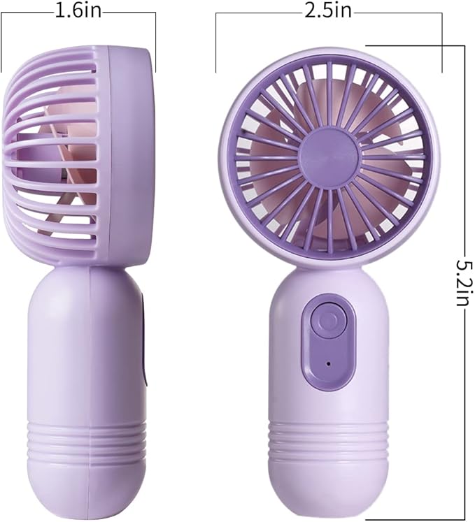 JODNO Mini Portable Fan 6 Pack, Cute Handheld Fan Battery Operated Lightweight - Image 2