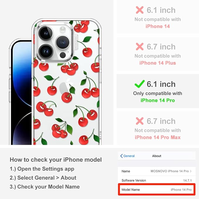 MOSNOVO Case for iPhone 14 Pro - Image 2
