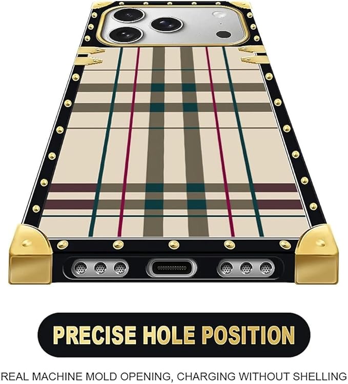 for iPhone 17 Pro Max Case Luxury Golden Decoration - Image 5