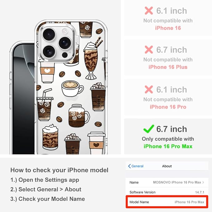 MOSNOVO Case for iPhone 16 Pro Max - Image 2