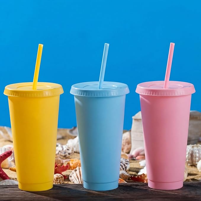 30 PCS 24oz Bulk Plastic Tumblers - Image 3