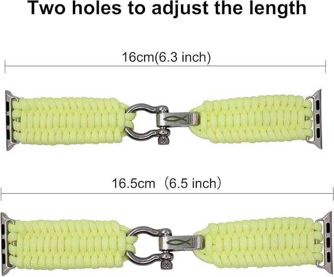 Savior Survival Gear Apple Watch Band 38mm Replacement Survival Paracord Watch - Image 4