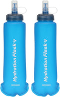 Azarxis TPU Soft Flask Collapsible Water Bottle Running Folding Gel Water by DesignedforOutdoorSports