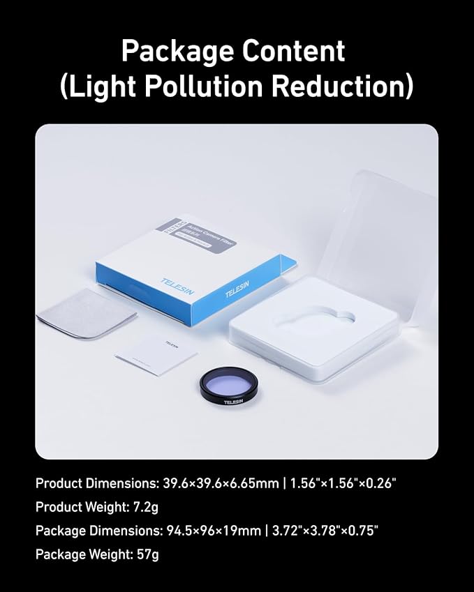 TELESIN LPR Light Pollution Reduction Filter - Image 7