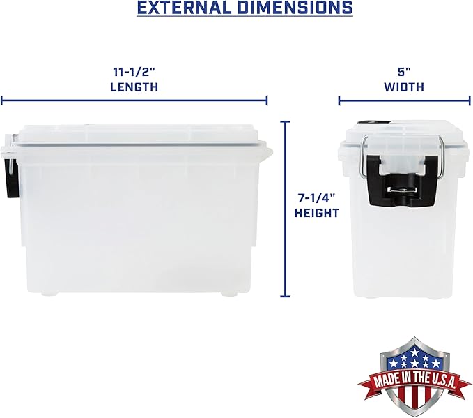 Sheffield 12758 4-Pack Ammo Storage Box, Mothers Day Gifts, .30 Cal Field Boxes - Image 2