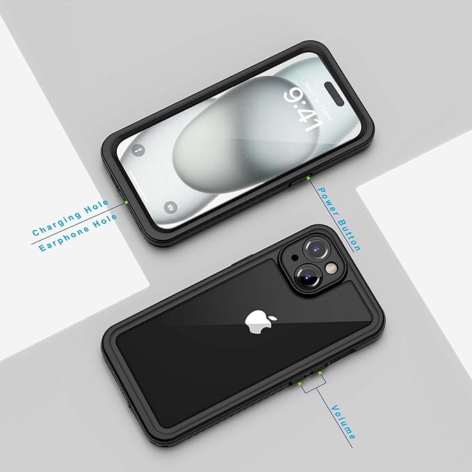 Lanhiem for iPhone 15 Plus Case, IP68 Waterproof Dustproof Shockproof Cases - Image 6