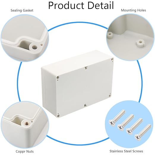 Project Box IP65 Waterproof Junction Box ABS Plastic Electrical Boxes DIY - Image 5