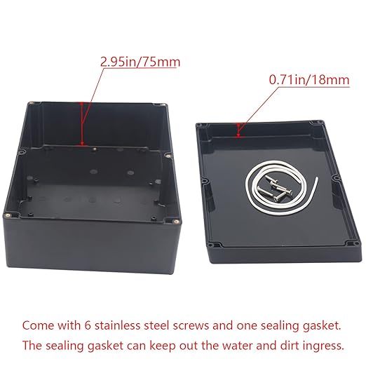 Project Box IP65 Waterproof Junction Box ABS Plastic Electrical Boxes DIY - Image 4