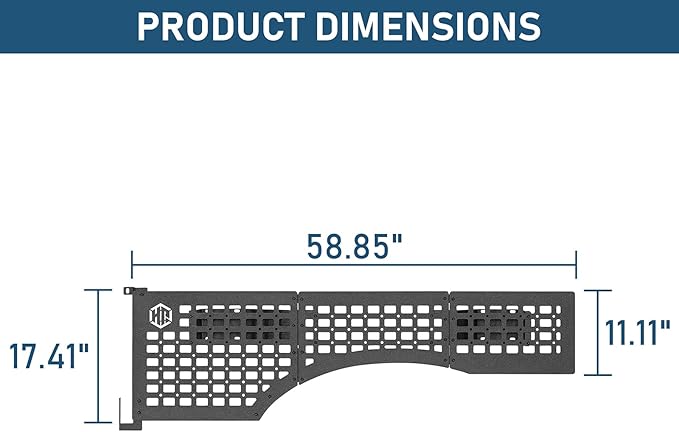 Hooke Road F150 Side Truck Bed MOLLE Panels Cargo Rack - Image 9