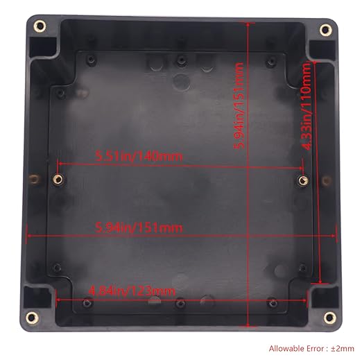 Project Box IP65 Waterproof Junction Box ABS Plastic Electrical Boxes DIY - Image 3