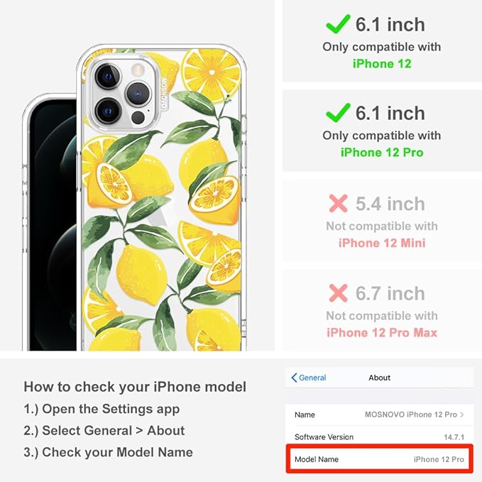 MOSNOVO Case for iPhone 12 & iPhone 12 Pro - Image 2