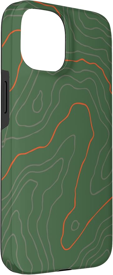 Backcountry Topo Guide Orange Lines Topographical Map Case - Image 3