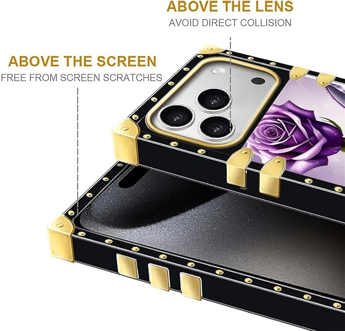 for iPhone 17 Pro Max Case Luxury Golden Decoration - Image 7
