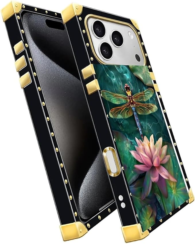 for iPhone 17 Pro Max Case Luxury Golden Decoration - Image 3
