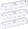 STAR-SPANGLED 3 Pack 7” Motion Sensor Lights Indoor Battery Operated, Stick on by STAR-SPANGLED