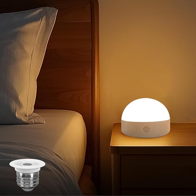 BLUEYE 4Packs Rechargeable Light Bulbs, Remote Control, 7W 350LM, E26 Detachable - Image 2
