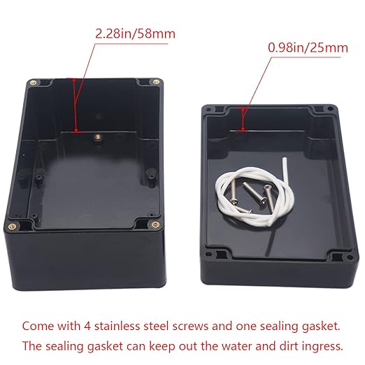 Project Box IP65 Waterproof Junction Box ABS Plastic Electrical Boxes DIY - Image 4