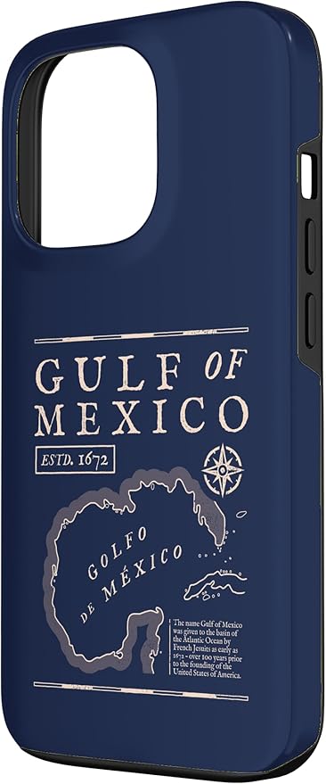 Gulf of Mexico 1672 Historic Map Case - Image 2