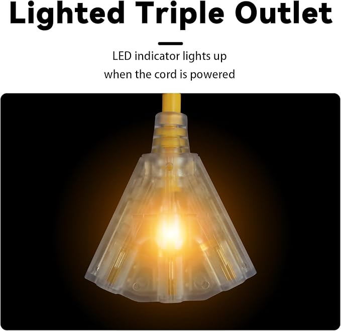 EP 3 Ft Lighted GFCI Extension Cord - Image 4