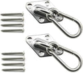 heyous 2 Set M8 Suspension Ceiling Wall Mount U Hook Anchor Hanger Stainless by heyous