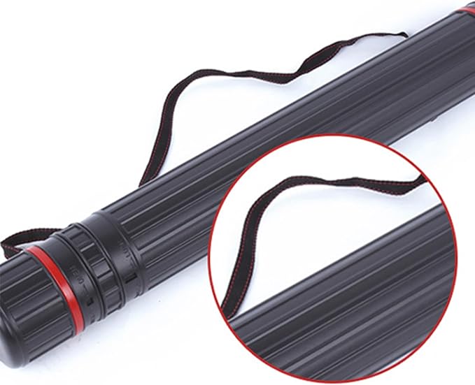 DEWEL 2Pcs Poster Tube Extends from 30" to 51", Telescoping Plastic Art Tube - Image 8