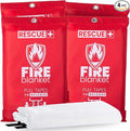Rescue+ Emergency Fire Blanket for Home, Workplace & Travel, 40” x 40” by AlwaysProtectiveFireBlanket