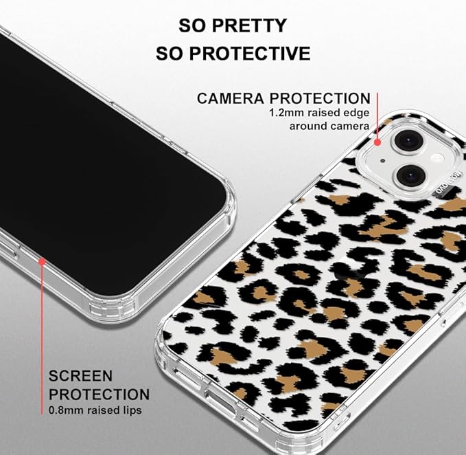 MOSNOVO for iPhone 13/14 Case | Military Grade 6.6ft Drop Tested | Clear - Image 5