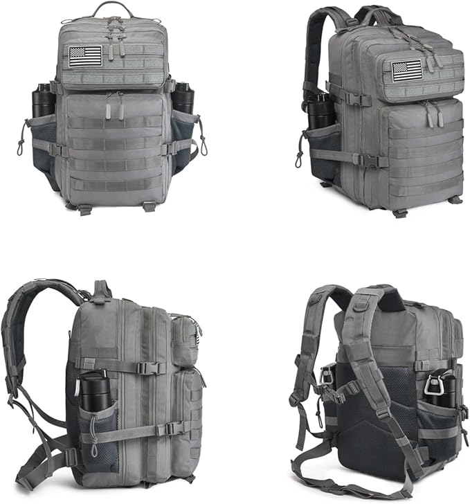 45L Tactical Backpack for Men Women, Military Assault Pack - Image 3